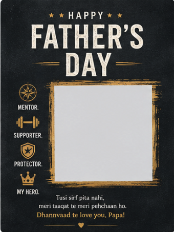 Father's Day card design 1